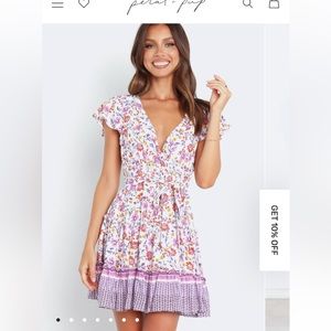 Summer Floral Mini Dress